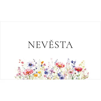 Svatební dekorace Svatební jmenovka 356