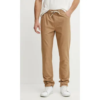 Pánské kalhoty Kalhoty Picture Crusy pánské, zelená barva, ve střihu chinos, MJS0080 01A, vel. S