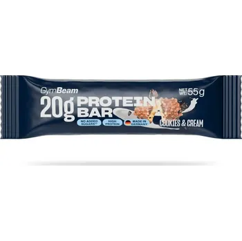GymBeam Protein bar cookies a krém 55g