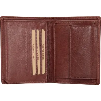 Peněženka Lagen Pánská kožená peněženka V-22 hnědá