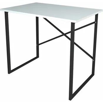 Psací stůl Psací stůl HALNAL, černá/bílá + vyzvednutí ZDARMA