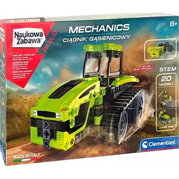 autíčko CLEMENTONI MECHANICS Pásový traktor 50689