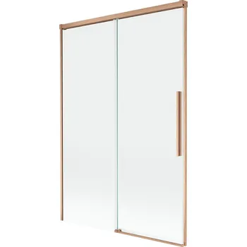 Vanová zástěna Mexen Rox 2-křídlá posuvná vanová zástěna 120 x 150 cm, průhledná, kartáčovaná měď - 8C9-120-001-65-00