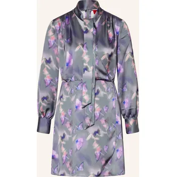 Dámské šaty Hugo Dámské Saténové Šaty Kelanie, petrolejová / fialová /...