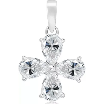 Přívěsek Shard White Topaz - stříbrný přívěsek s bílým topazem