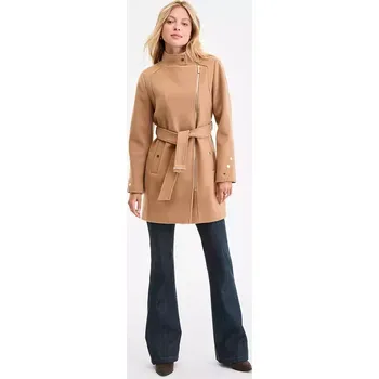 Dámský kabát MICHAEL KORS dámský zimní kabát Asymmetric hnědý S