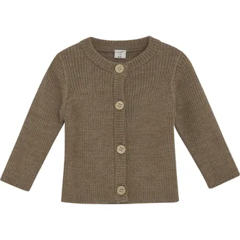 Kojenecký overall CELAVI dětský overal knoflíky hnědá Cocoa Creme vel. 80 cm