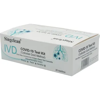 Diagnostický test Hangzhou Singclean COVID-19 Test Kit Colloidal Gold Method 600 ks