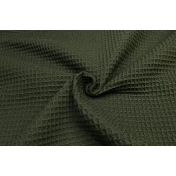 Bavlna vafle 235 g/m2 - Různé barvy Barva: Khaki - 215