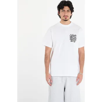 Pánské tričko Tričko Carhartt WIP S/S Commuting Tales T-Shirt UNISEX White XL
