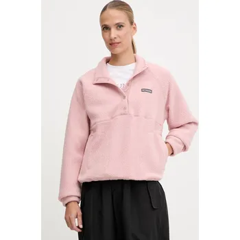 Dámská mikina Fleecová mikina Columbia Jasper 2142381 růžová 34X, vel. L