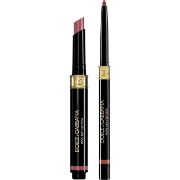Kosmetika Dolce & Gabbana Sada na rty Kiss My Gloss (4D Gloss Stick & Lip Liner Duo) 02 Giggle + 2 měsíce na vrácení zboží