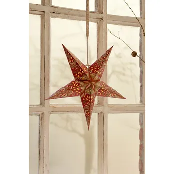 Vánoce LED hvězda k zavěšení Melinera, 60 cm