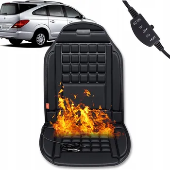 Vyhřívací podložka na sedadlo do auta, regulace 12V