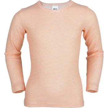 Dívčí tričko Pleas Dětské tričko s dlouhým rukávem oranžová 128 (183758-602-128)