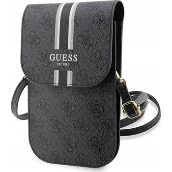 Kabelka Crossbody kabelka na telefon (černá) Guess 4G Stripes