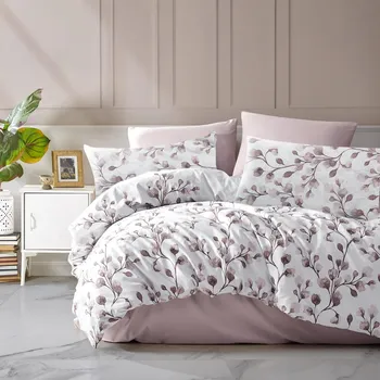 Povlečení SATÉNOVÉ LOŽNÍ POVLEČENÍ LUXURY PUHA2 220X200 CM, 2 KS 70X80 CM VZOROVANÉ