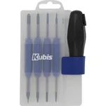 KUBIS Procraft 02-08-0208 Šroubovák 8 v 1 v pouzdře, PH2-SL5 мм, PH1-SL4 мм, Pentalobe 0.8-2 мм, CrV6150, HRC 51-54