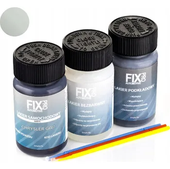barva a nátěr na dřevo FixPro AUTO LAK CHRYSLER GW7 + ZÁKLADNÍ NÁTĚR + BEZBARVÝ LAK 50ml