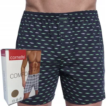 Pánské spodní prádlo Pánské boxerky Cornette Comfort 008/301 vel. 4XL (56) volná bavlna