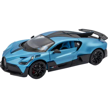 autíčko Re.eltoys BUGATTI DIVO modré 1:18 kovový model auta