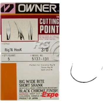 Rybářský háček Háčky na přívlač HAKI Owner OWNER 6 ks