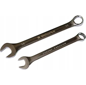 Klíč KLÍČ PLOCHÝ OČKOVÝ CHROMOVANÝ LEŠTĚNÝ PREMIUM PEVNÝ SILNÝ CR-V 30 MM