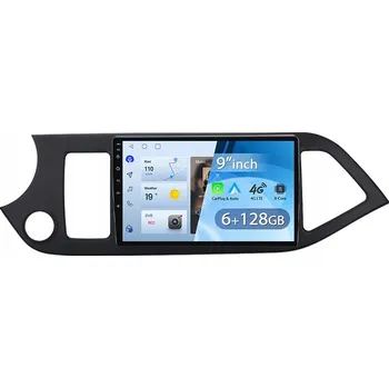 Auto Hi-Fi Autorádio Junsun multimediální pro KIA Morning Picanto 2011-2016 4G 6+128G