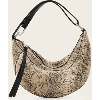 Kabelka Kožená kabelka AllSaints žlutá barva, W547XD 80X, vel. ONE SIZE