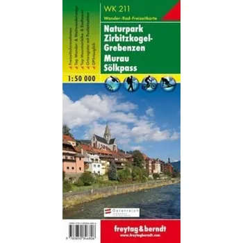 WK 211 Murau, Scheifling, Grebe 1:50 000 / turistická mapa