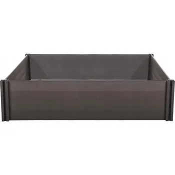 Obraz Květináč dřevo béžová, hnědá, černá, šedá G21 183 cm x 183 x 54 cm