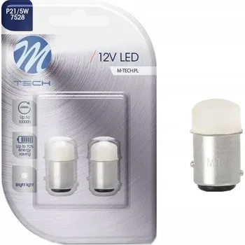 Autožárovka LED Žárovky M-Tech P21/5W, 3 W, 2 ks