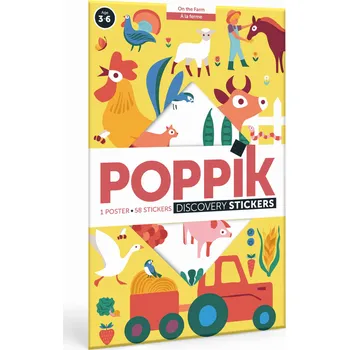 Plakát Samolepky POPPIK VELKÝ PLAKÁT PLAKÁT 58 samolepek