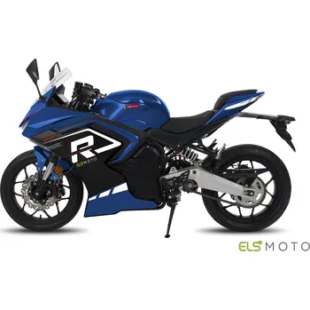 malá motorka Elektromotorka ELS MOTO eR3, výkon 30 KW, 515 Nm, 160 km/hod, modrá