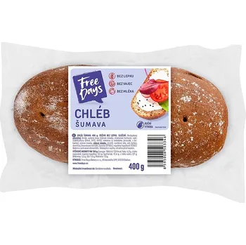 Pečivo FREE DAYS Bezlepkový chléb Šumava 400 g
