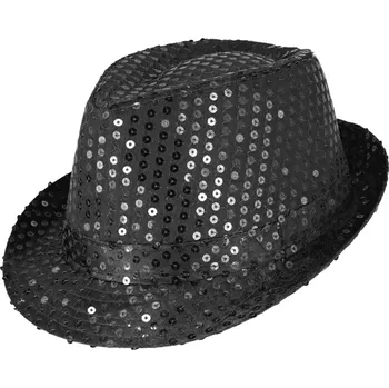 Klobouk Klobouk černý s flitry
