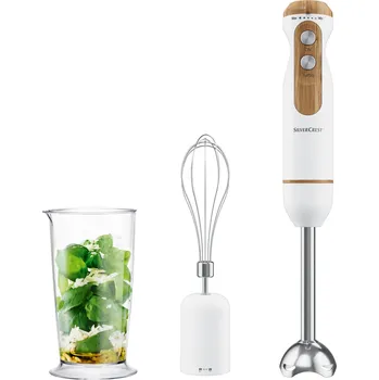 SILVERCREST® KITCHEN TOOLS Tyčový mixér SSSH 600 B1 (bílá)