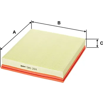 Filtr do auta Vzduchový filtr VALEO 585224