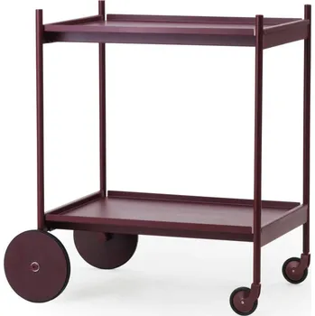 Noční stolek Normann Copenhagen Servírovací stolek Rul, burgundy
