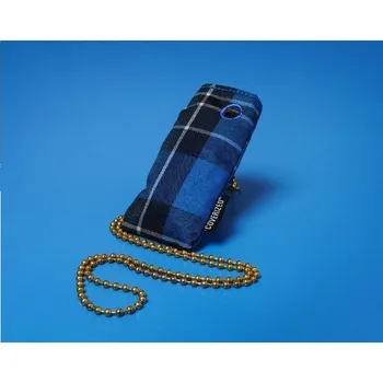 Coverized JACK malá brašna na MP3 / MP4, modrý tartan