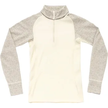 Dámské tričko Dámské funkční triko Devold Duo Active Merino 205 Z.Neck Velikost: M / Barva: béžová