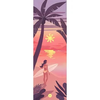 podložka na cvičení Podložka na cvičení Moonholi 183 cm x 61 cm fialová