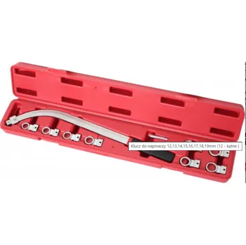 Klíč Magnus MGS01850, Klíč k napínákům 12–19 mm | dlouhý zahnutý, výměnné 12hranné koncovky