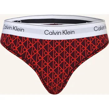 Dámské oblečení Calvin Klein Dámské Kalhotky String Icon Cotton Modal, tmavě...