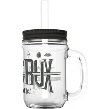 Sklenice Stor Sklenice plastová s brčkem, Harry Potter