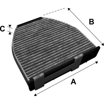Ventilátor topení a klimatizace Filtr, vzduch v interiéru Valeo 715600