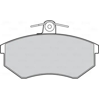 Brzdová destička Sada brzdových destiček, kotoučová brzda VALEO 301252