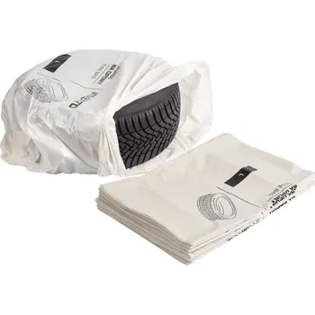 Pytle na odpadky Pytle na pneumatiky PROFI, 10ks, 100x100cm, bílé, Invento 583-1000-PROFI-10