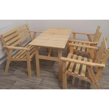 Zahradní sestava Trimex dřevěný zahradní nábytek Aster trim