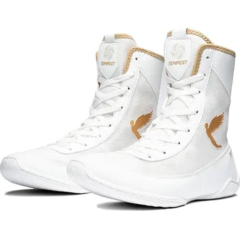 Boxerská obuv Boxerské boty Fly Tempest - bílé / zlaté